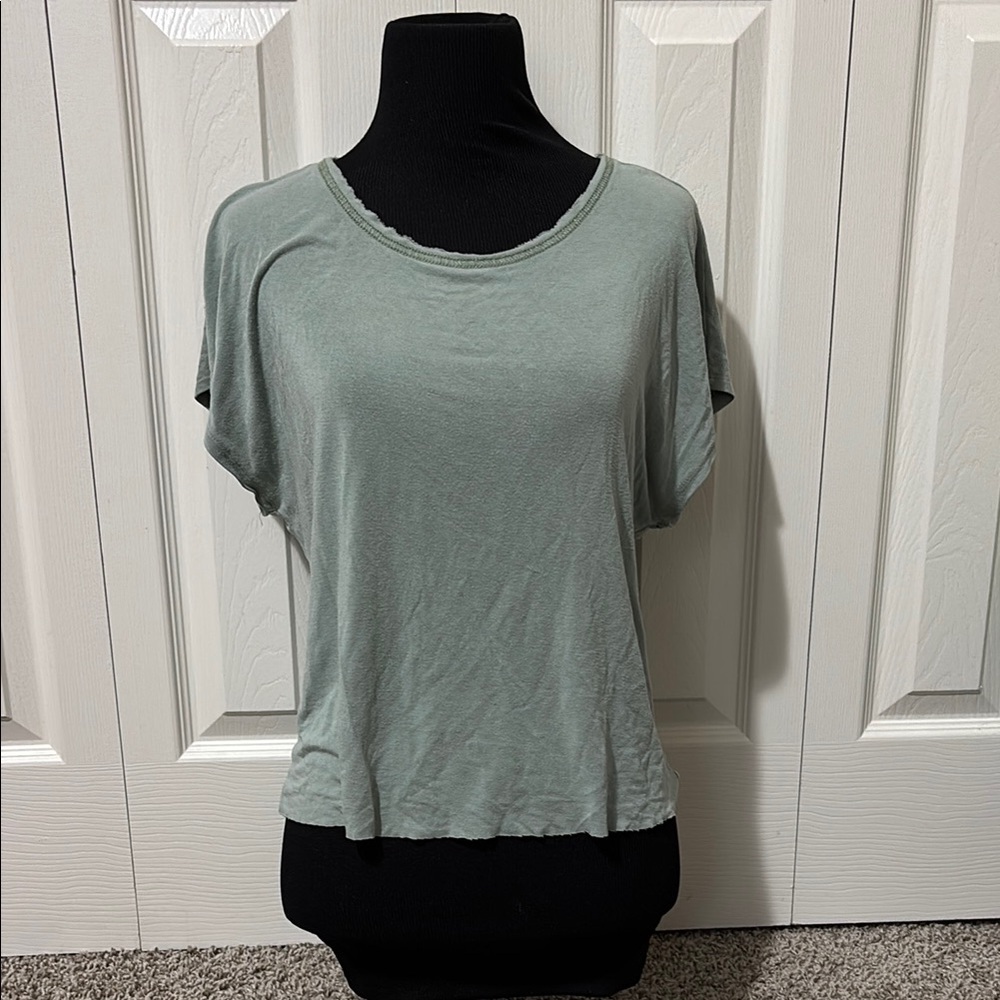 Altar'd State Relaxed Green Dolman Sleeve Tee